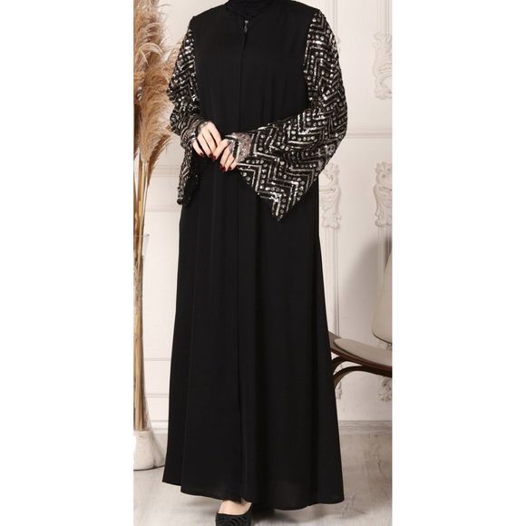Black Abaya size 16 - Picture 8 of 12